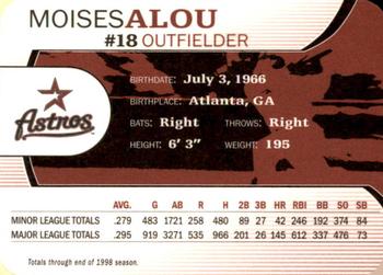2000 Nabisco Albertson's Houston Astros #NNO Moises Alou Back