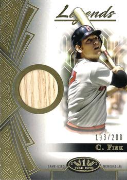 2023 Topps Tier One - Tier One Legends Relics #T1LR-CF Carlton Fisk Front
