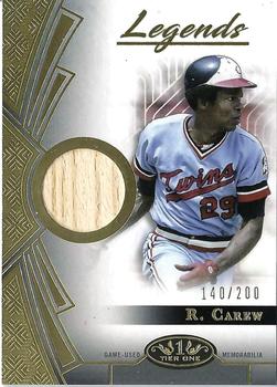2023 Topps Tier One - Tier One Legends Relics #T1LR-RC Rod Carew Front