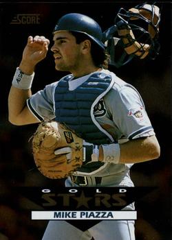 1994 Score - Gold Stars #13 Mike Piazza Front