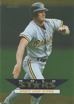 1994 Score - Gold Stars #19 Andy Van Slyke Front