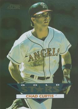 1994 Score - Gold Stars #56 Chad Curtis Front