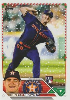 2023 Topps Holiday #H7 Hunter Brown Front