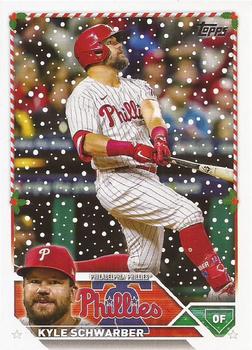 2023 Topps Holiday #H9 Kyle Schwarber Front