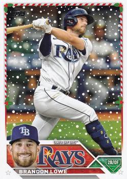 2023 Topps Holiday #H20 Brandon Lowe Front