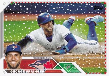 2023 Topps Holiday #H35 George Springer Front
