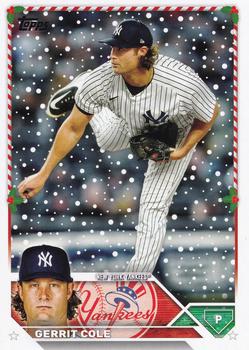 2023 Topps Holiday #H40 Gerrit Cole Front