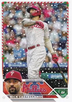 2023 Topps Holiday #H55 Nick Castellanos Front