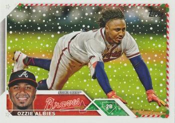 2023 Topps Holiday #H58 Ozzie Albies Front