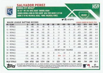 2023 Topps Holiday #H59 Salvador Perez Back