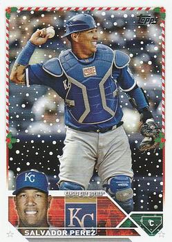 2023 Topps Holiday #H59 Salvador Perez Front