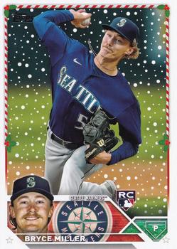 2023 Topps Holiday #H65 Bryce Miller Front