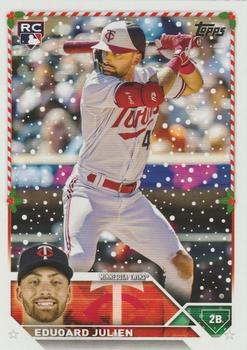 2023 Topps Holiday #H69 Edouard Julien Front