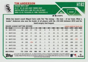2023 Topps Holiday #H182 Tim Anderson Back