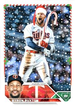 2023 Topps Holiday #H49 Byron Buxton Front