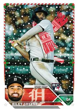 2023 Topps Holiday #H70 Riley Greene Front