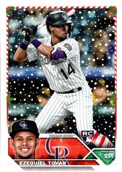 2023 Topps Holiday #H90 Ezequiel Tovar Front
