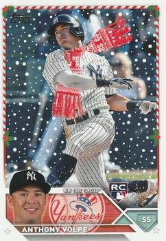 2023 Topps Holiday #H129 Anthony Volpe Front