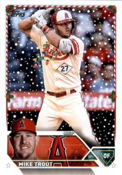 2023 Topps Holiday #H27 Mike Trout Front