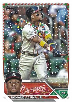 2023 Topps Holiday #H43 Ronald Acuña Jr. Front