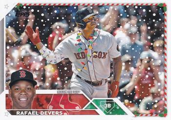 2023 Topps Holiday #H76 Rafael Devers Front