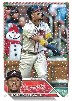 2023 Topps Holiday #H43 Ronald Acuña Jr. Front