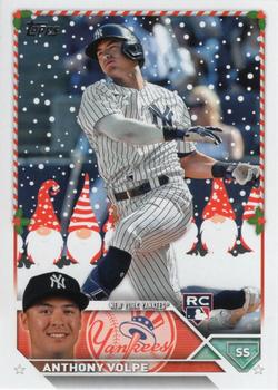 2023 Topps Holiday #H129 Anthony Volpe Front