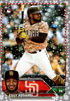 2023 Topps Holiday - Metallic #H28 Eguy Rosario Front