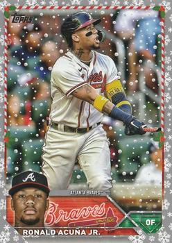 2023 Topps Holiday - Metallic #H43 Ronald Acuña Jr. Front