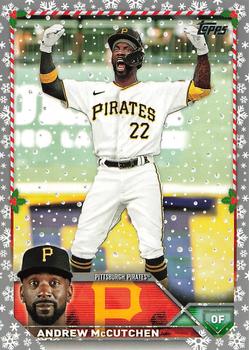 2023 Topps Holiday - Metallic #H44 Andrew McCutchen Front