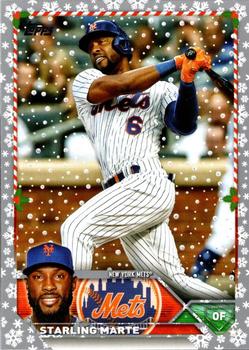 2023 Topps Holiday - Metallic #H53 Starling Marte Front