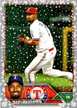 2023 Topps Holiday - Metallic #H73 Marcus Semien Front