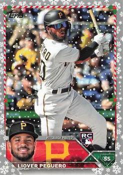 2023 Topps Holiday - Metallic #H89 Liover Peguero Front