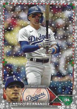 2023 Topps Holiday - Metallic #H124 Enrique Hernández Front