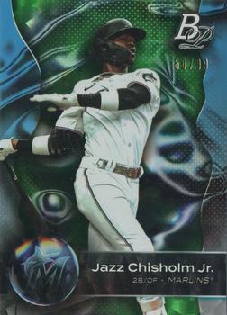 2023 Bowman Platinum - Green #87 Jazz Chisholm Jr. Front