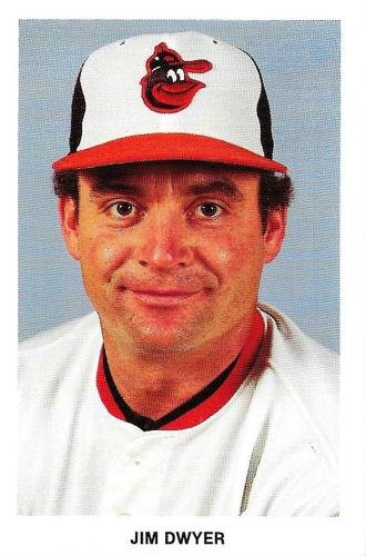 1986 Baltimore Orioles Postcards #NNO Jim Dwyer Front