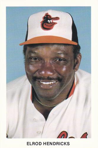 1986 Baltimore Orioles Postcards #NNO Elrod Hendricks Front