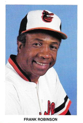 1986 Baltimore Orioles Postcards #NNO Frank Robinson Front