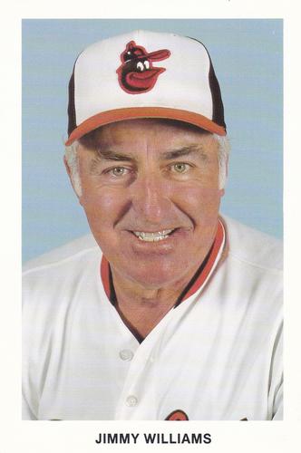 1986 Baltimore Orioles Postcards #NNO Jimmy Williams Front