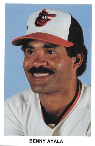 1983 Baltimore Orioles Postcards #NNO Benny Ayala Front