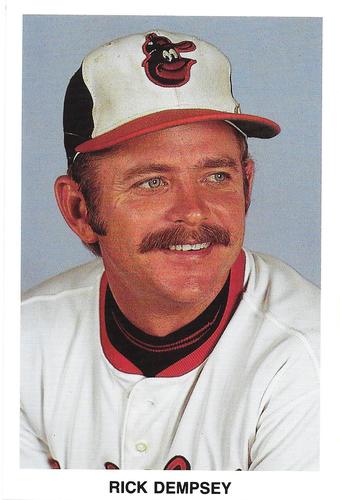 1983 Baltimore Orioles Postcards #NNO Rick Dempsey Front