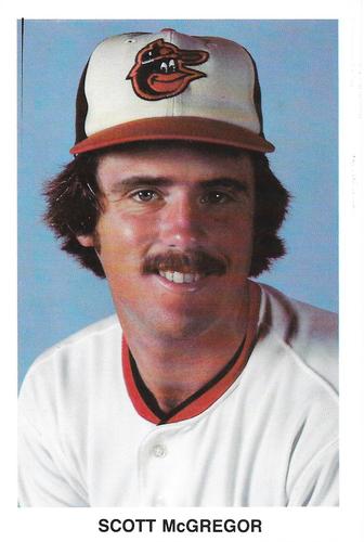 1983 Baltimore Orioles Postcards #NNO Scott McGregor Front