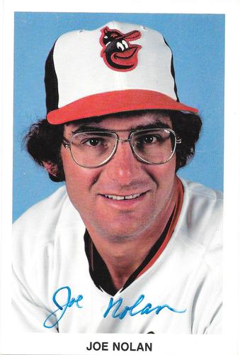 1983 Baltimore Orioles Postcards #NNO Joe Nolan Front
