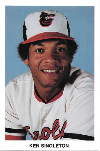 1983 Baltimore Orioles Postcards #NNO Ken Singleton Front