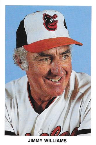 1983 Baltimore Orioles Postcards #NNO Jimmy Williams Front