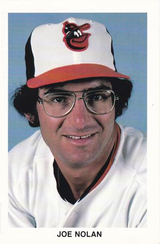 1984 Baltimore Orioles Postcards #NNO Joe Nolan Front