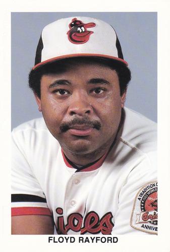 1984 Baltimore Orioles Postcards #NNO Floyd Rayford Front
