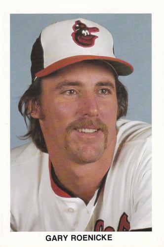 1984 Baltimore Orioles Postcards #NNO Gary Roenicke Front