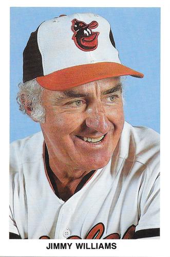 1984 Baltimore Orioles Postcards #NNO Jimmy Williams Front
