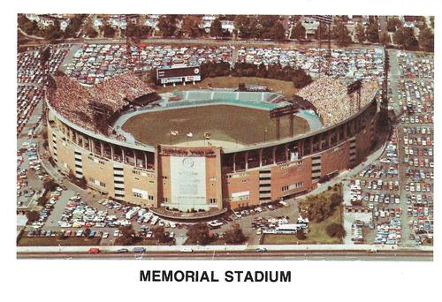1981 Baltimore Orioles Postcards #NNO Memorial Stadium Front